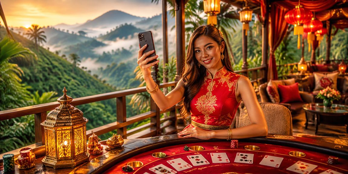 Permainan Kad Baccarat dengan atmosfera kasino Malaysia